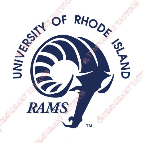 Rhode Island Rams Customize Temporary Tattoos Stickers NO.5982